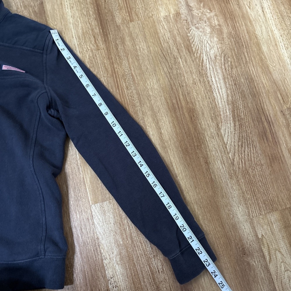 Vineyard Vines The Shep Quarter Zip Navy Blue Pullover Sweatshirt Sz Small - Picture 8 of 8